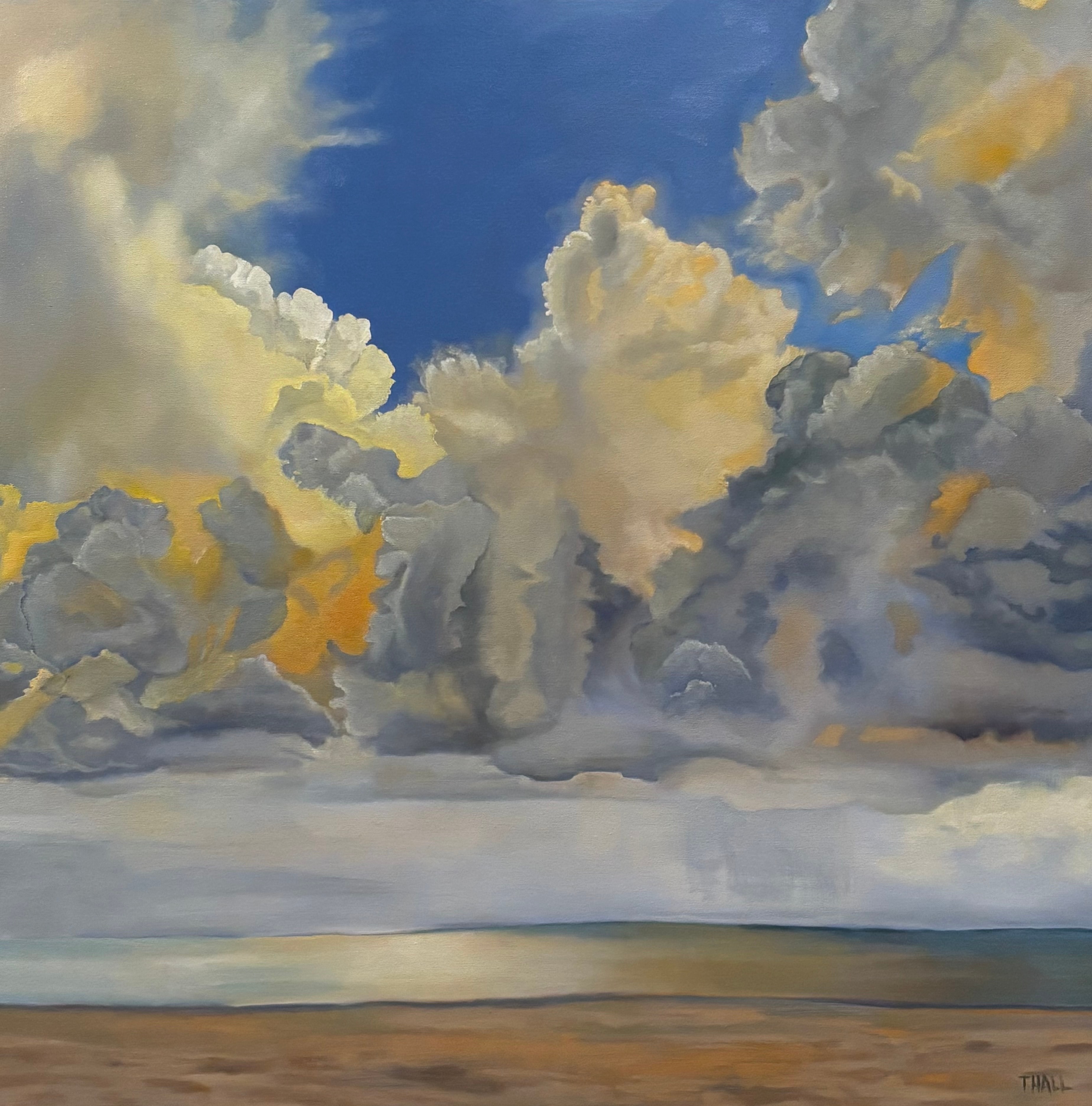 This, and No Stress oil painting by Tobie Hall